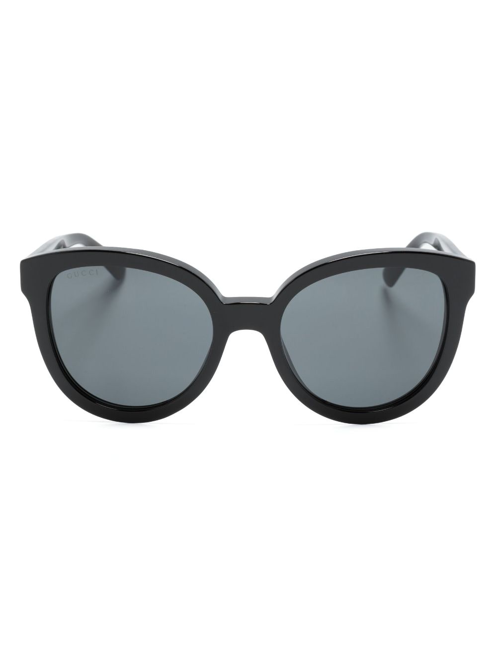 Gucci Eyewear logo-plaque cat-eye sunglasses - Black von Gucci Eyewear