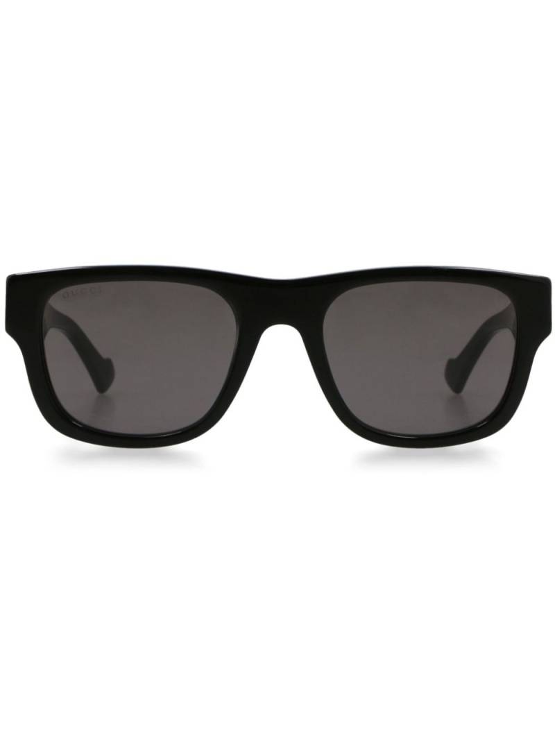 Gucci Eyewear logo-print square-frame sunglasses - Black von Gucci Eyewear