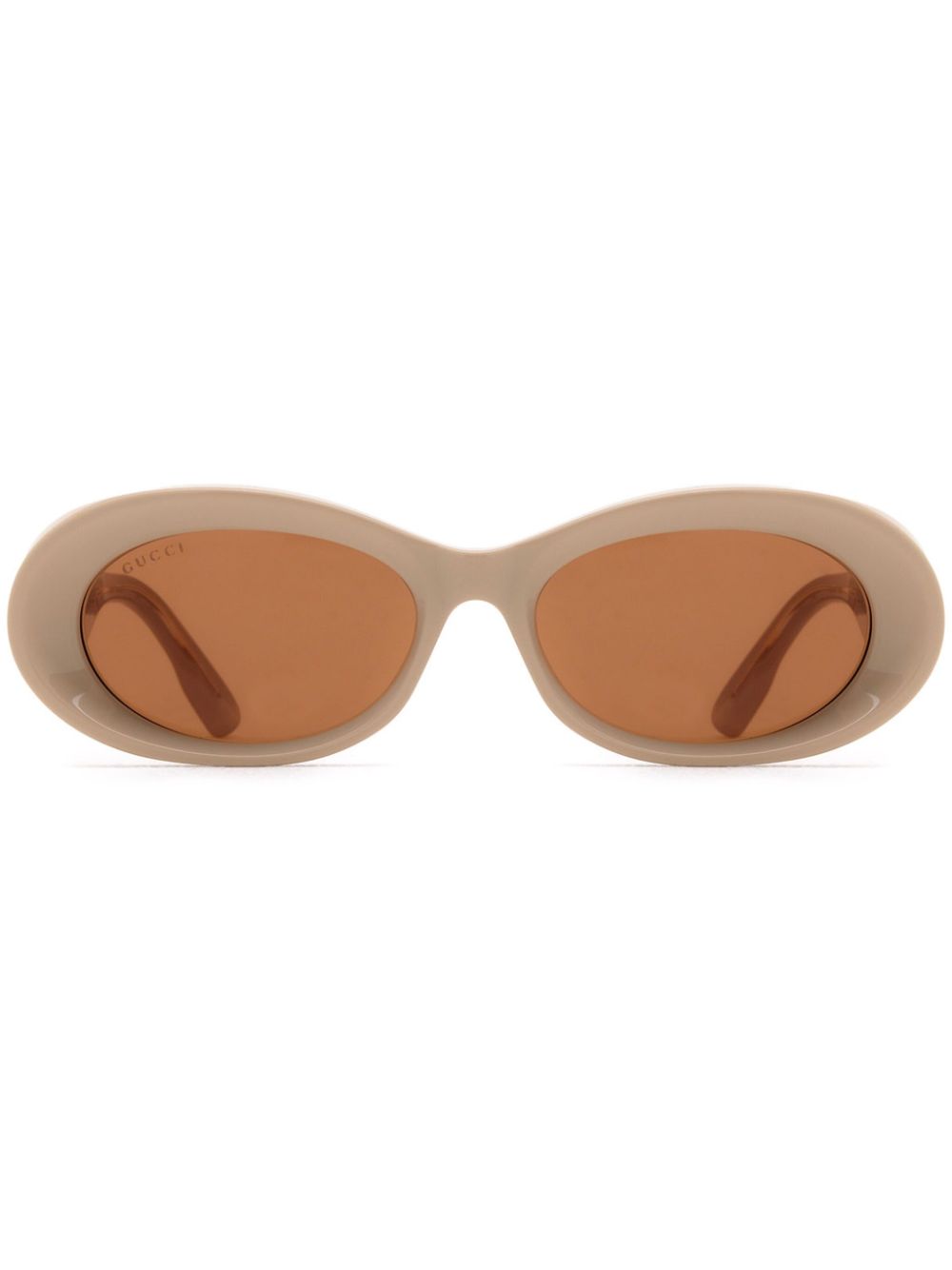 Gucci Eyewear logo-print sunglasses - Neutrals von Gucci Eyewear