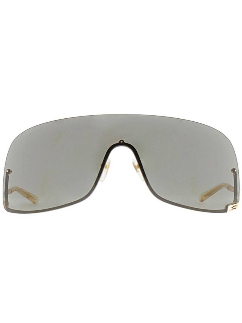 Gucci Eyewear mask-frame sunglasses - Grey von Gucci Eyewear