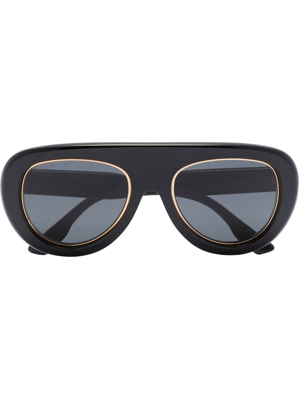 Gucci Eyewear navigator-frame sunglasses - Black von Gucci Eyewear