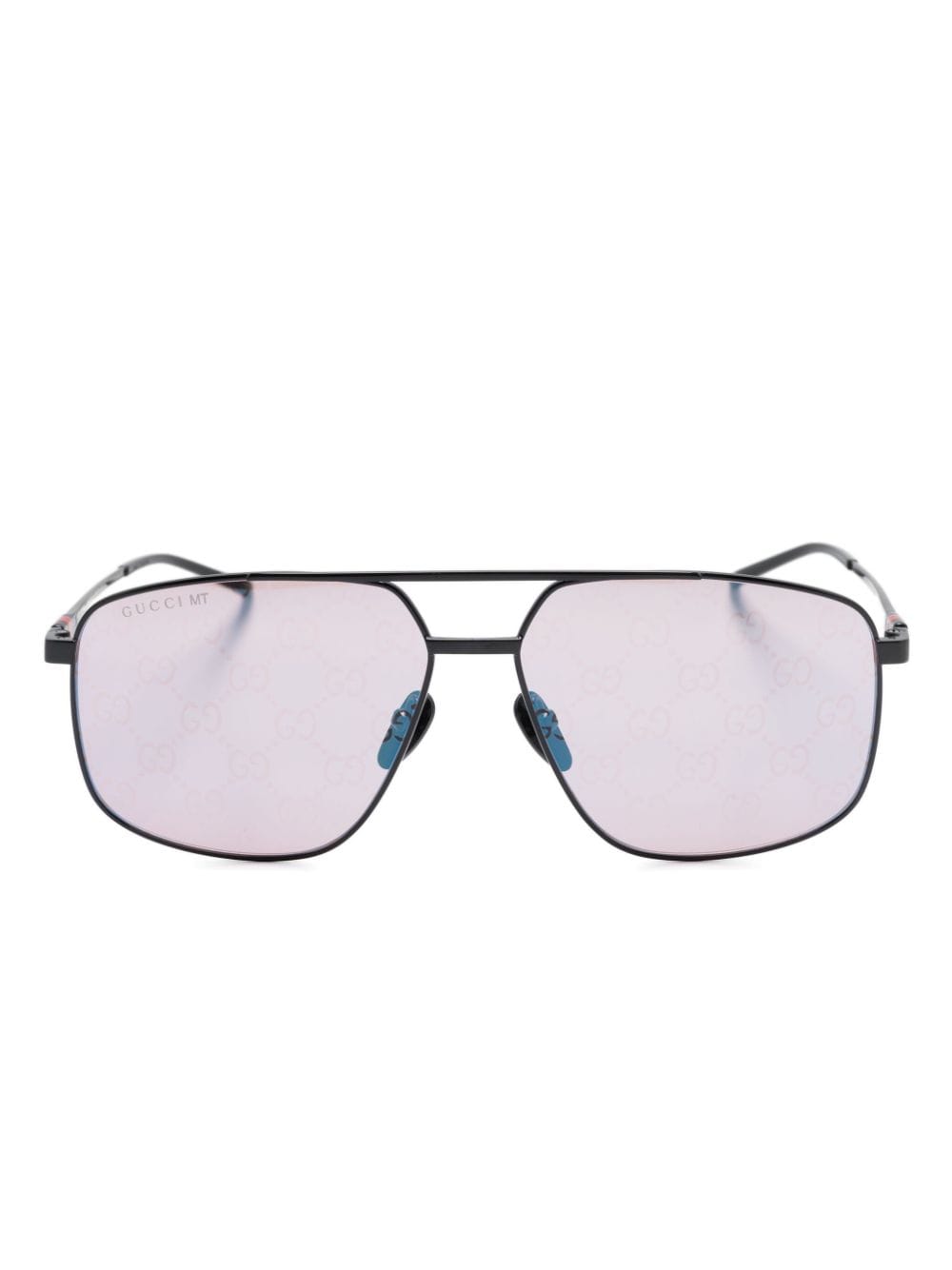 Gucci Eyewear navigator-frame sunglasses - Black von Gucci Eyewear