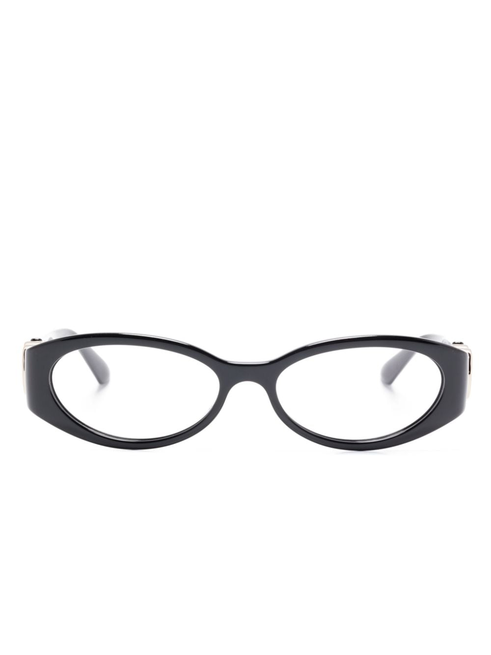 Gucci Eyewear oval-frame glasses - Black von Gucci Eyewear