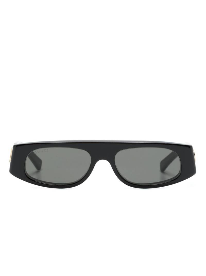 Gucci Eyewear oval-frame sunglasses - Black von Gucci Eyewear