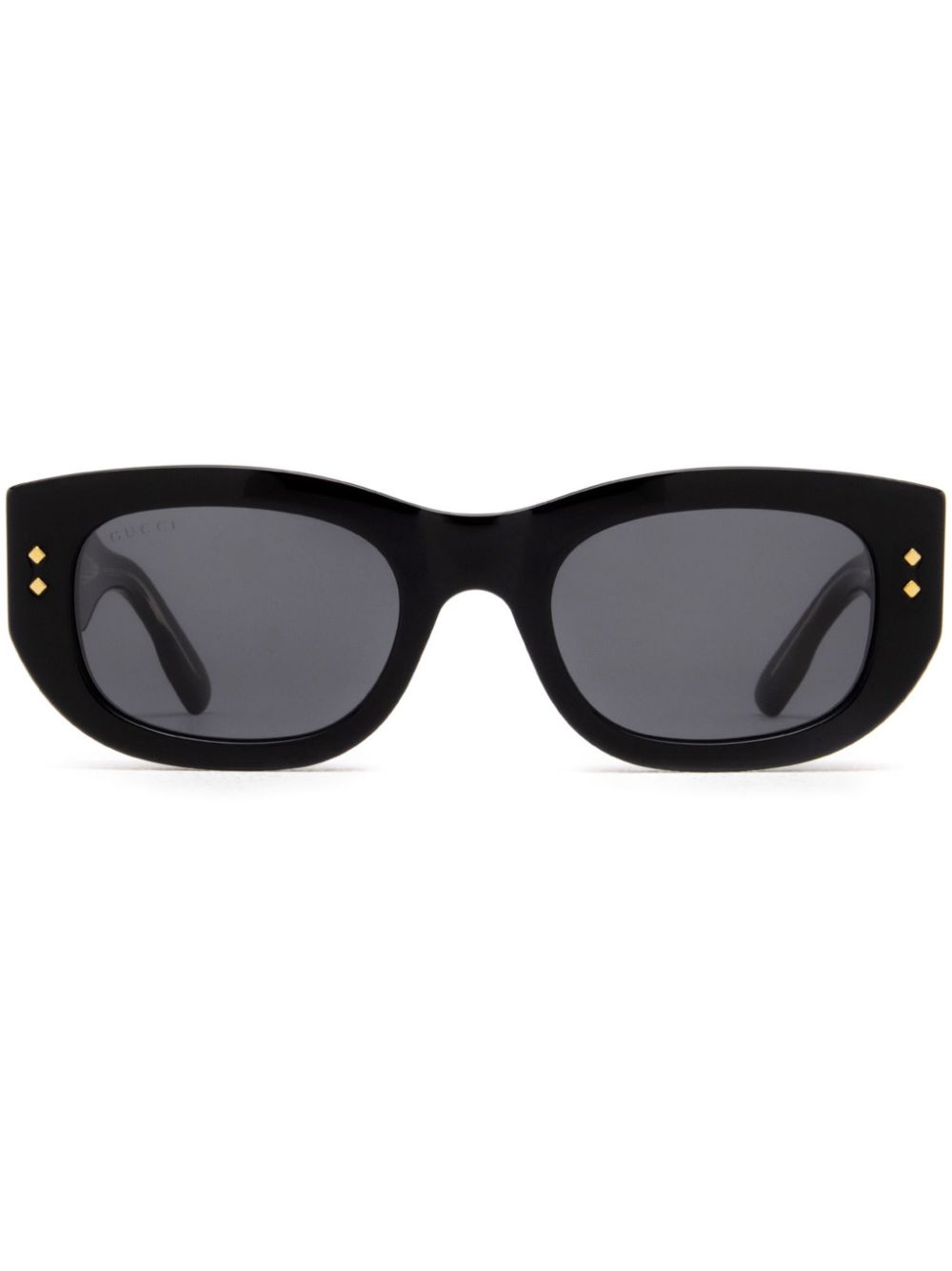 Gucci Eyewear oval-frame sunglasses - Black von Gucci Eyewear