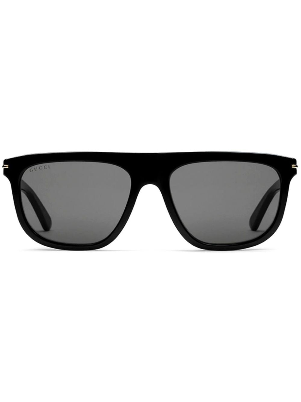 Gucci Eyewear oval-frame sunglasses - Black von Gucci Eyewear