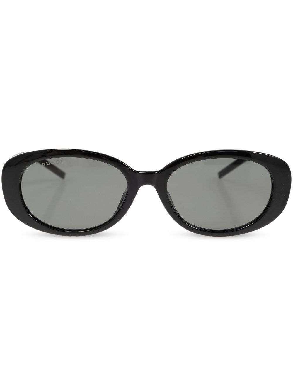 Gucci Eyewear oval-frame sunglasses - Black von Gucci Eyewear