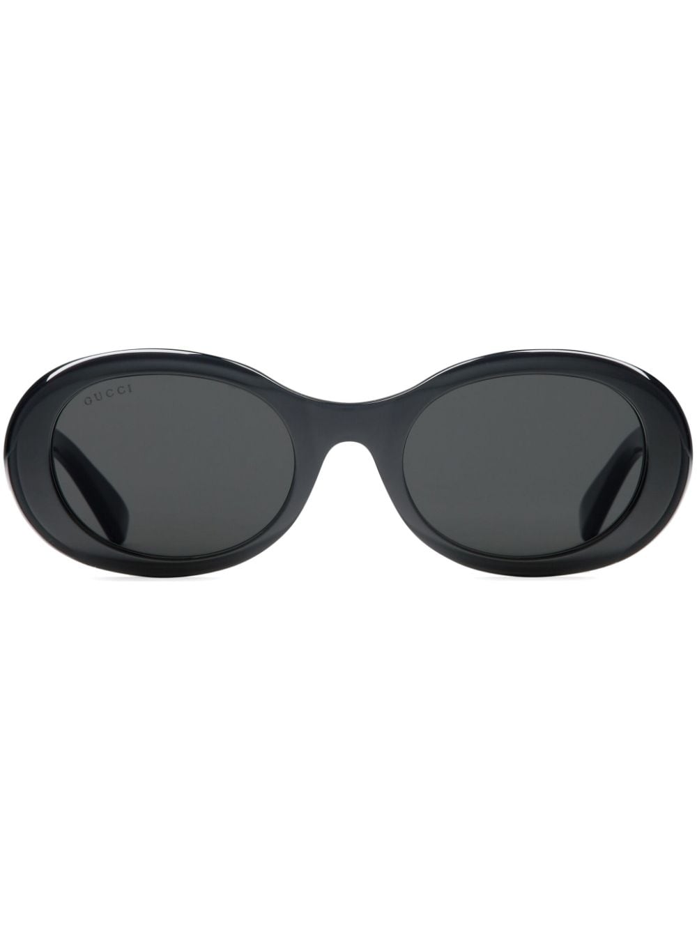 Gucci Eyewear oval-frame tinted sunglasses - Black von Gucci Eyewear