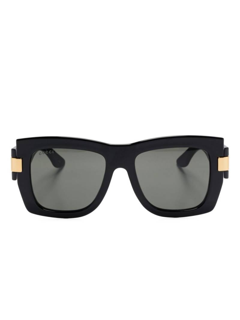 Gucci Eyewear oversize-frame sunglasses - Black von Gucci Eyewear