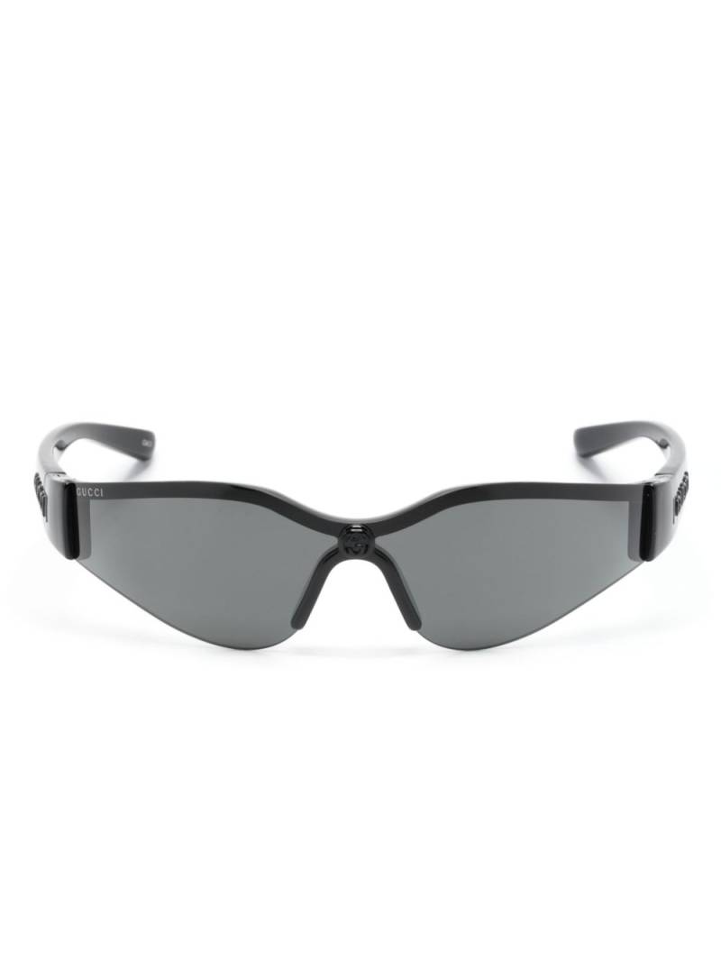 Gucci Eyewear oversize-frame sunglasses - Black von Gucci Eyewear