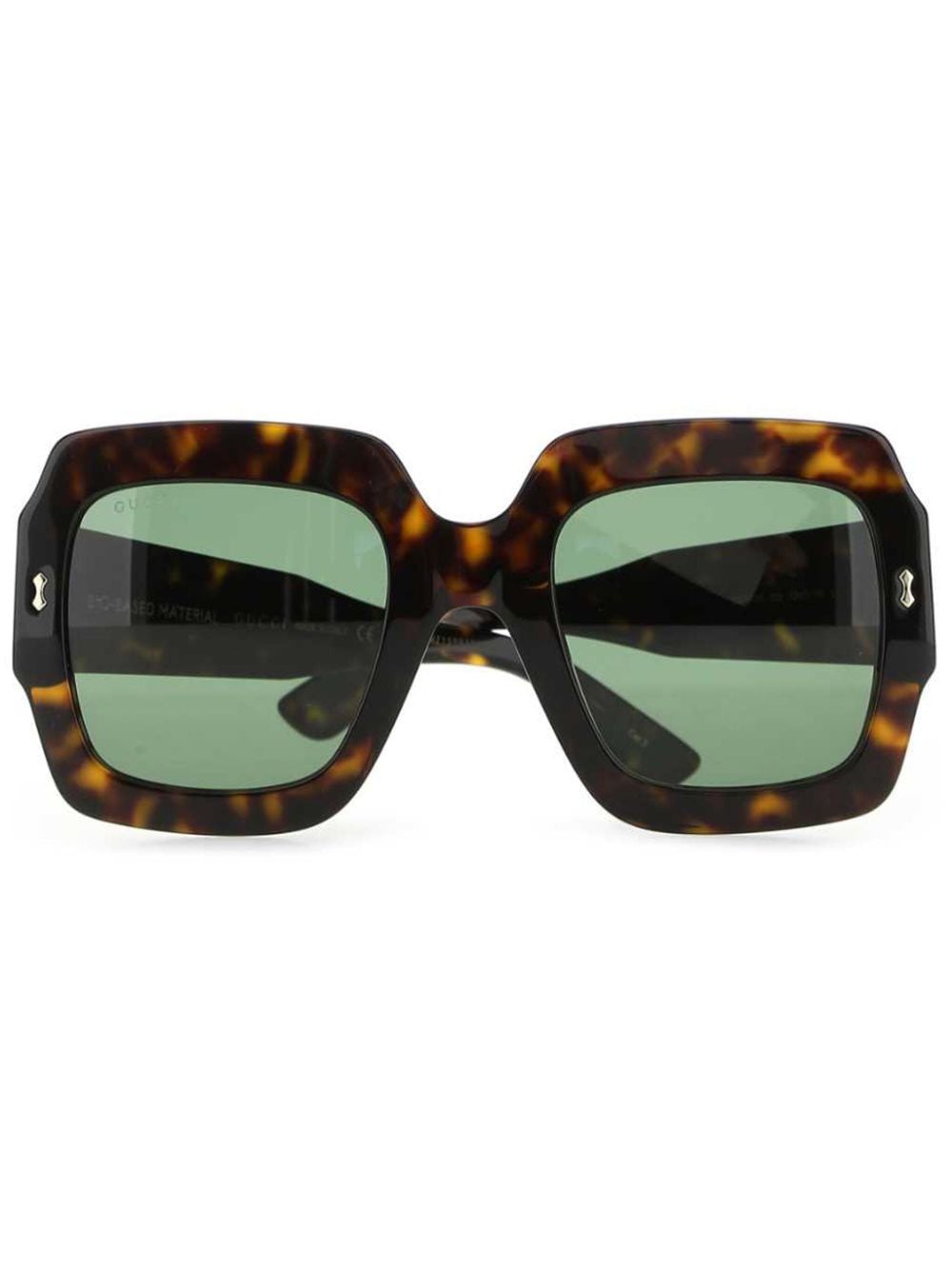 Gucci Eyewear oversize-frame tinted sunglasses - Brown von Gucci Eyewear