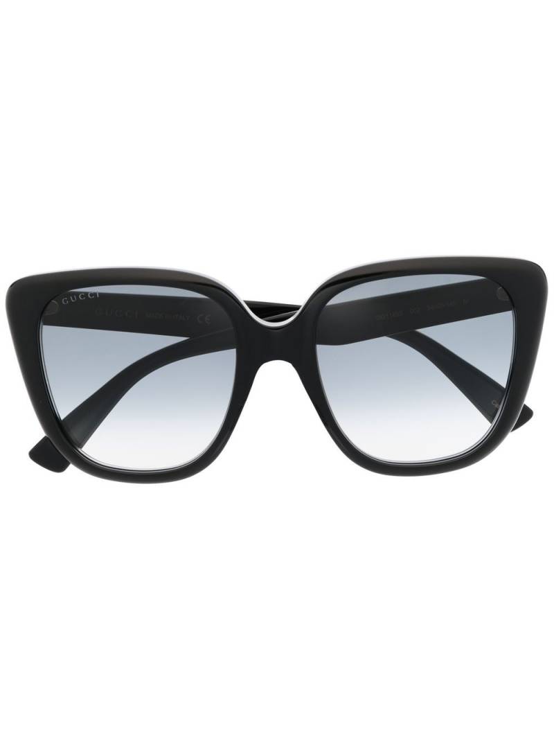 Gucci Eyewear oversized sunglasses - Black von Gucci Eyewear