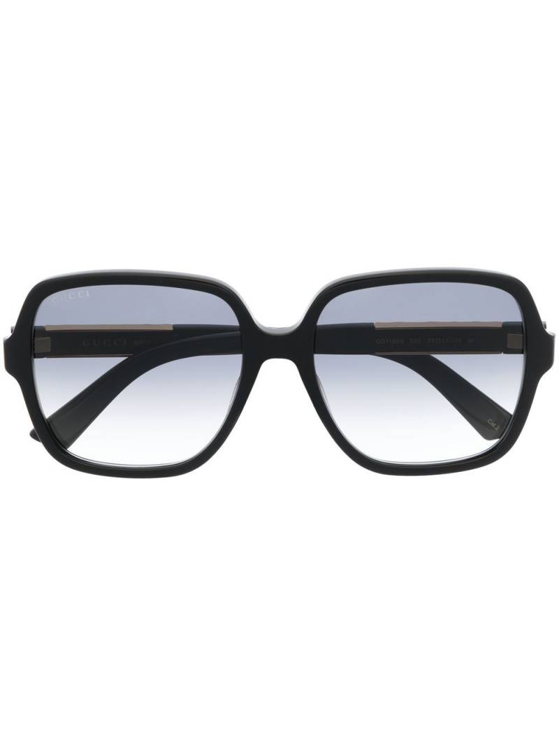 Gucci Eyewear oversized sunglasses - Black von Gucci Eyewear