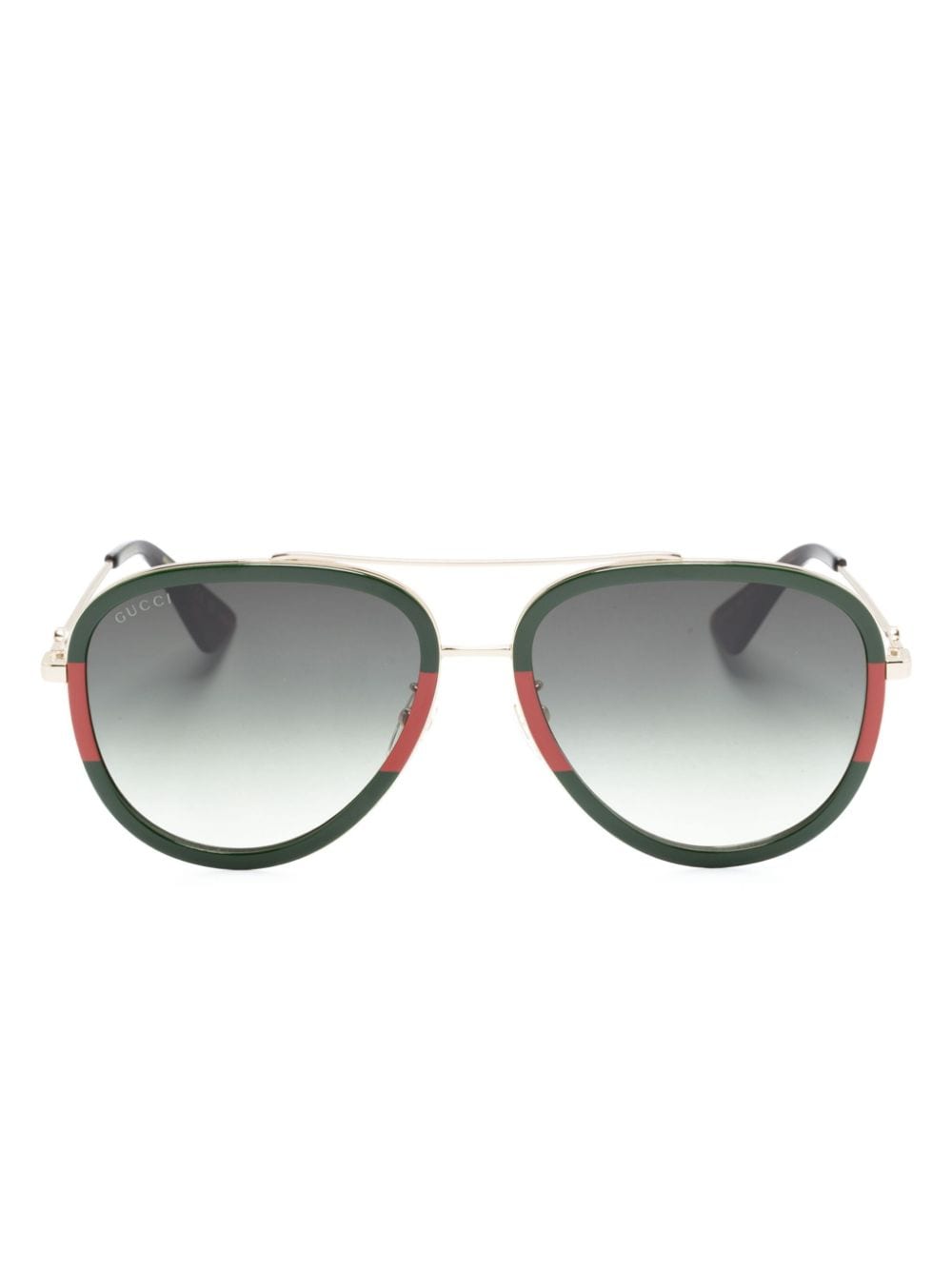 Gucci Eyewear pilot-frame metal sunglasses - Metallic von Gucci Eyewear
