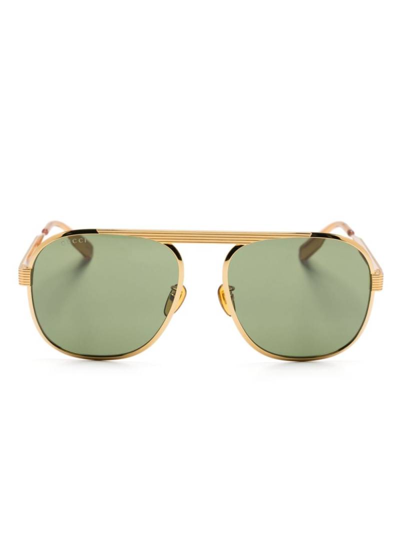 Gucci Eyewear pilot-frame sunglasses - Gold von Gucci Eyewear