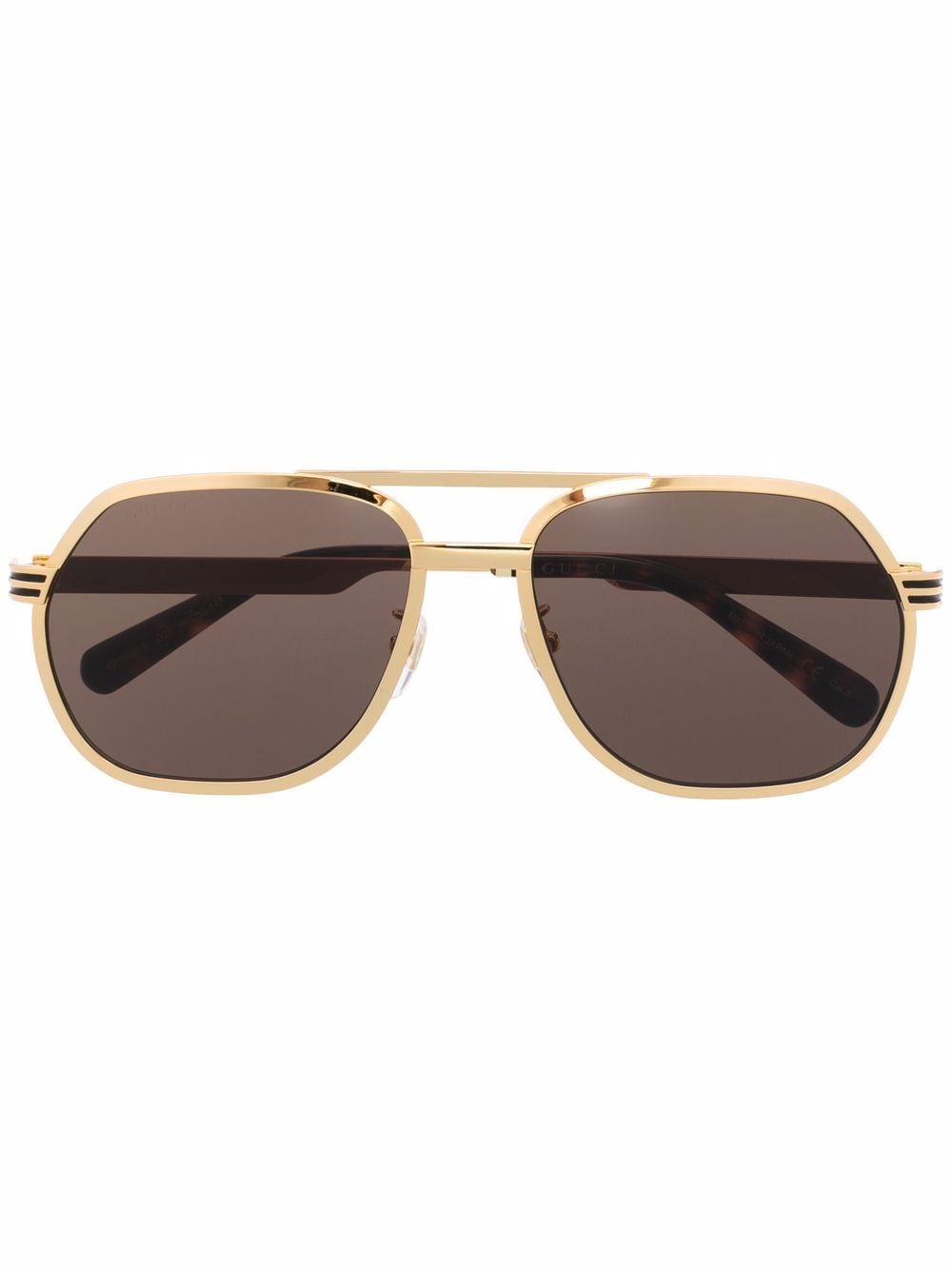 Gucci Eyewear pilot-frame sunglasses - Gold von Gucci Eyewear