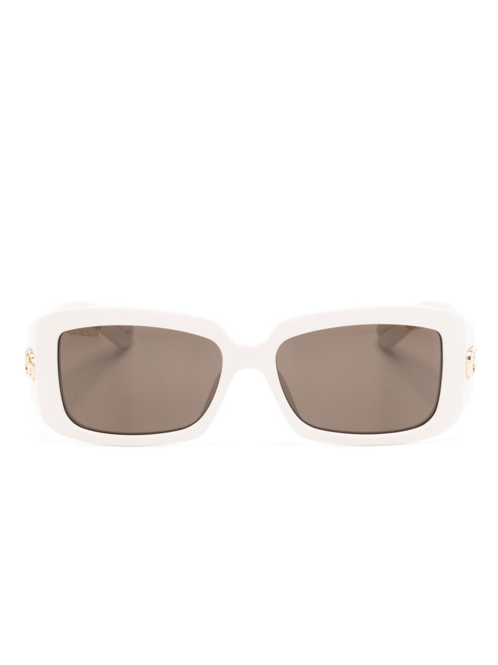 Gucci Eyewear polished square-frame sunglasses - Neutrals von Gucci Eyewear