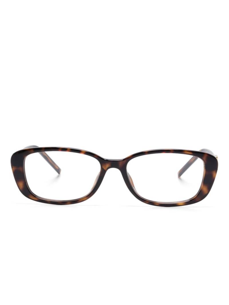 Gucci Eyewear rectangle-frame glasses - Brown von Gucci Eyewear