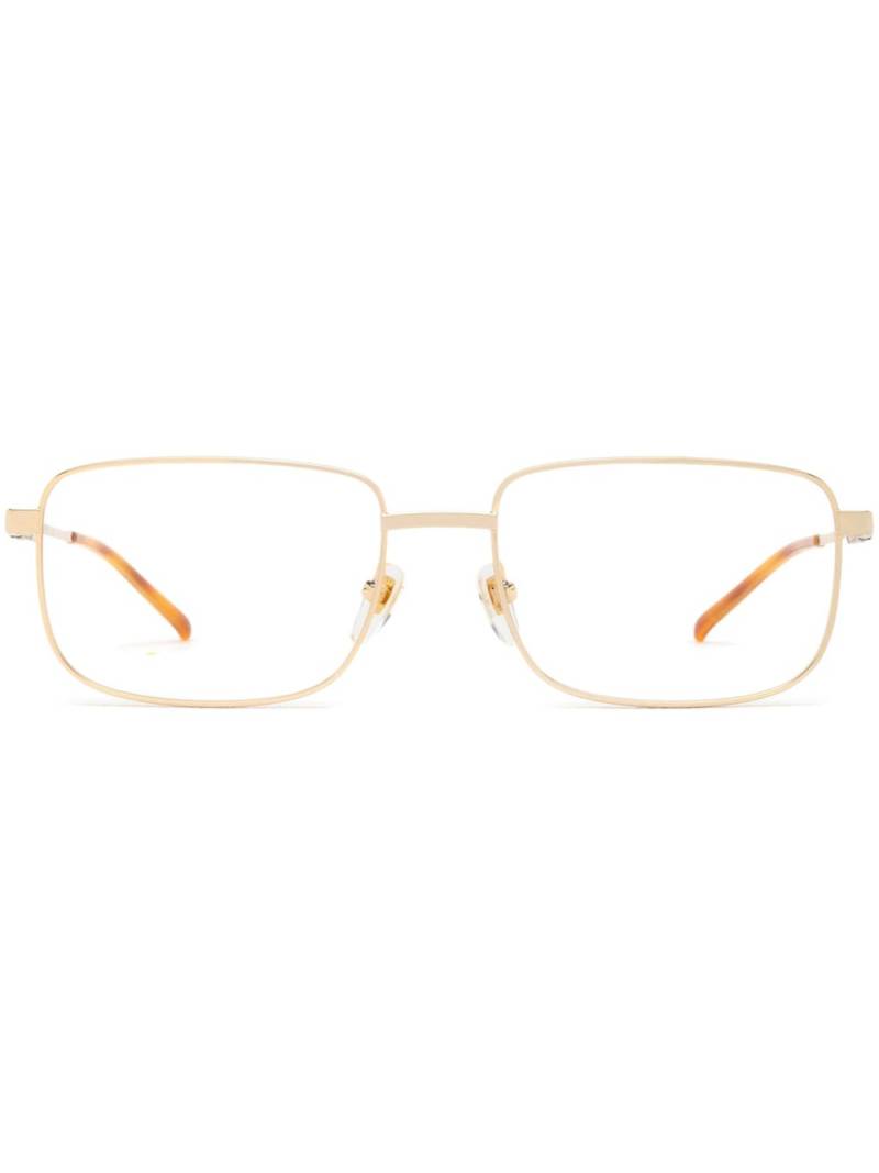 Gucci Eyewear rectangle-frame glasses - Gold von Gucci Eyewear