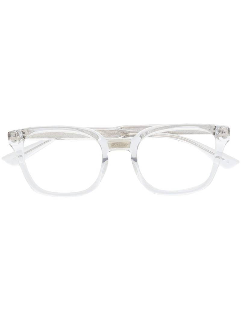 Gucci Eyewear rectangle-frame optical glasses - White von Gucci Eyewear