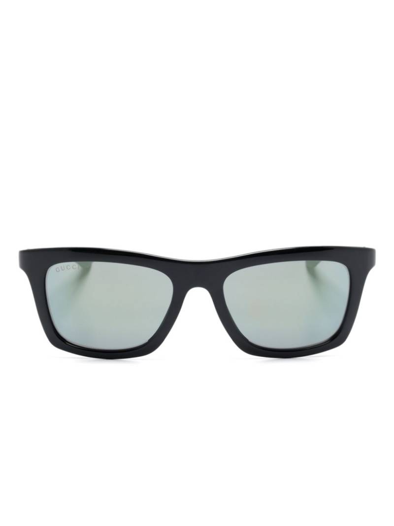 Gucci Eyewear rectangle-frame sunglasses - Black von Gucci Eyewear