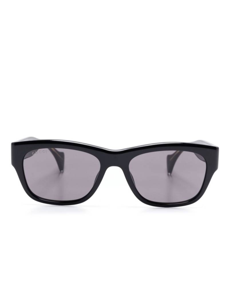 Gucci Eyewear rectangle-frame sunglasses - Black von Gucci Eyewear