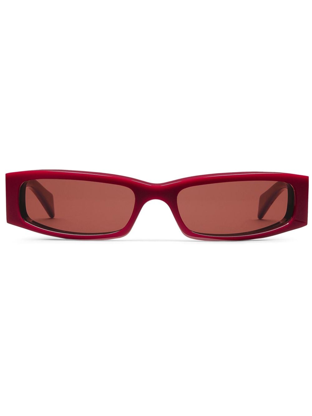 Gucci Eyewear rectangle frame sunglasses - Red von Gucci Eyewear