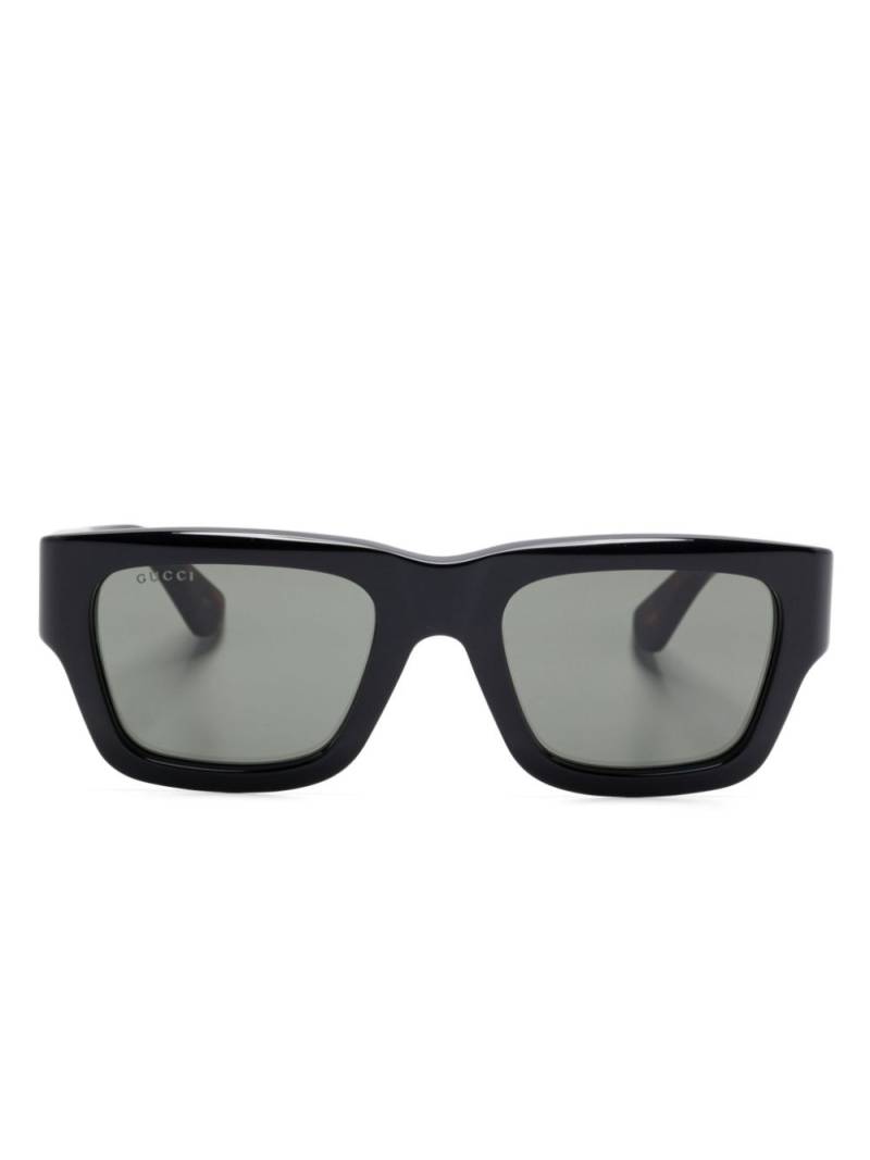 Gucci Eyewear rectangular-frame sunglasses - Black von Gucci Eyewear