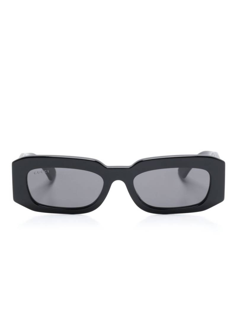 Gucci Eyewear rectangular-frame sunglasses - Black von Gucci Eyewear