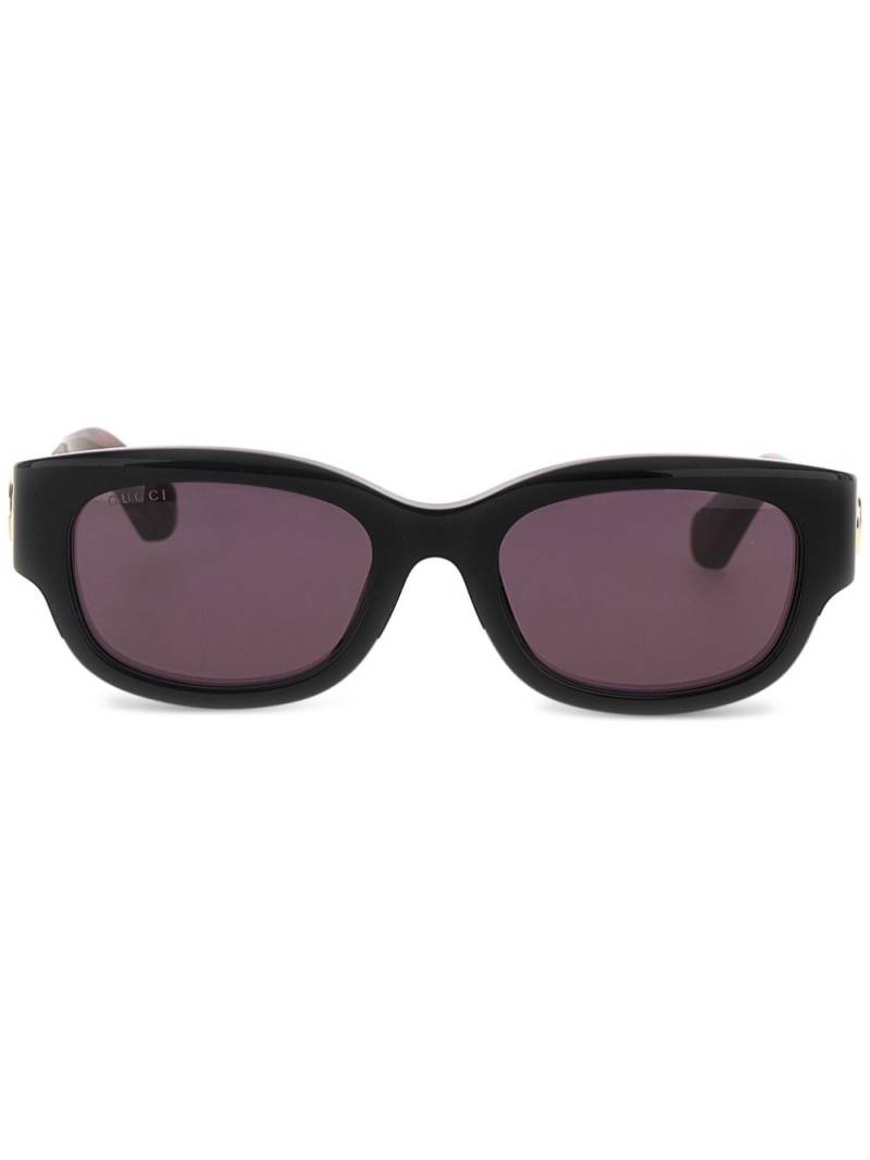 Gucci Eyewear rectangular-frame sunglasses - Black von Gucci Eyewear