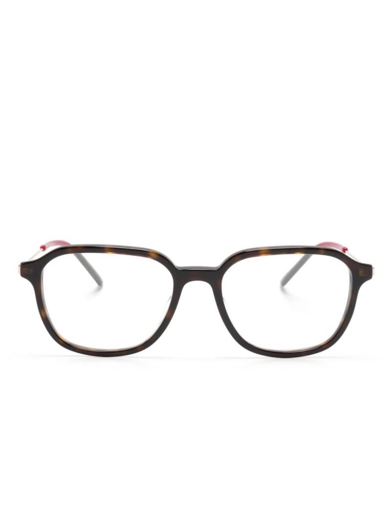 Gucci Eyewear round-frame glasses - Brown von Gucci Eyewear