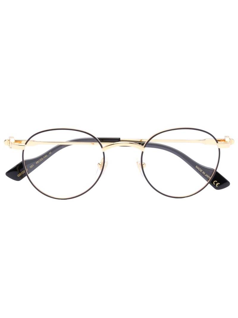 Gucci Eyewear round-frame glasses - Gold von Gucci Eyewear