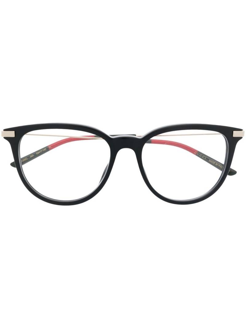 Gucci Eyewear round-frame optical glasses - Black von Gucci Eyewear