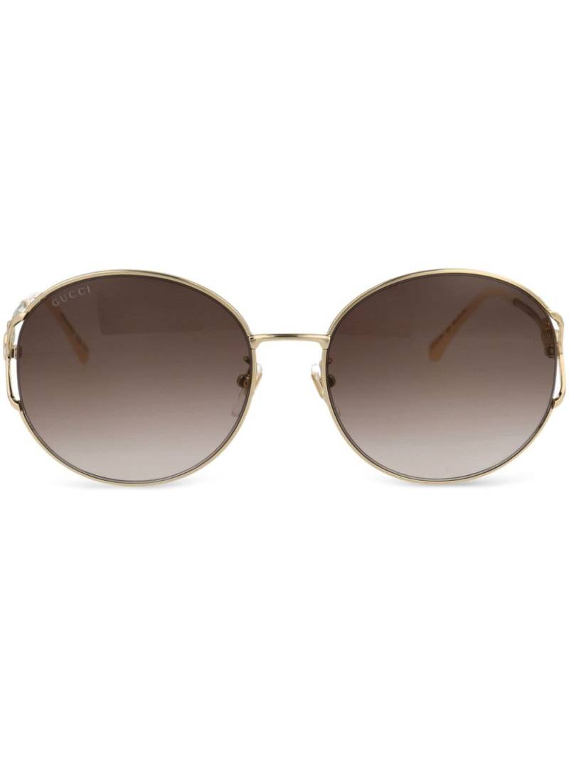 Gucci Eyewear round-frame sunglasses - Gold von Gucci Eyewear