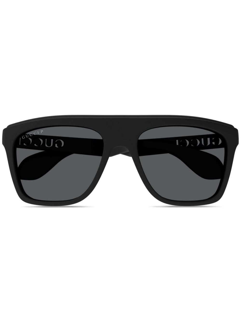 Gucci Eyewear shield frame sunglasses - Black von Gucci Eyewear