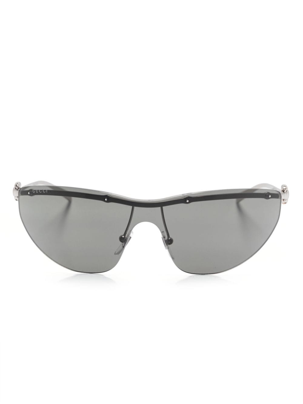 Gucci Eyewear shield-frame sunglasses - Silver von Gucci Eyewear