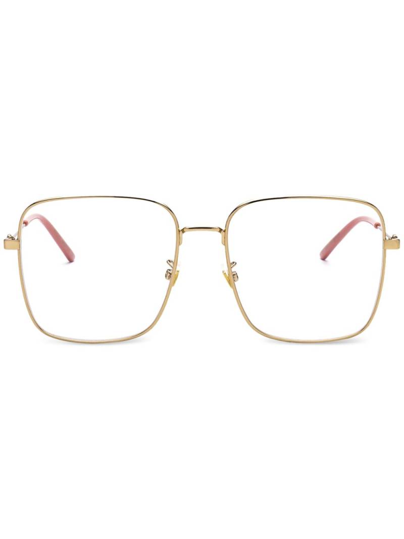 Gucci Eyewear square-frame glasses - Gold von Gucci Eyewear