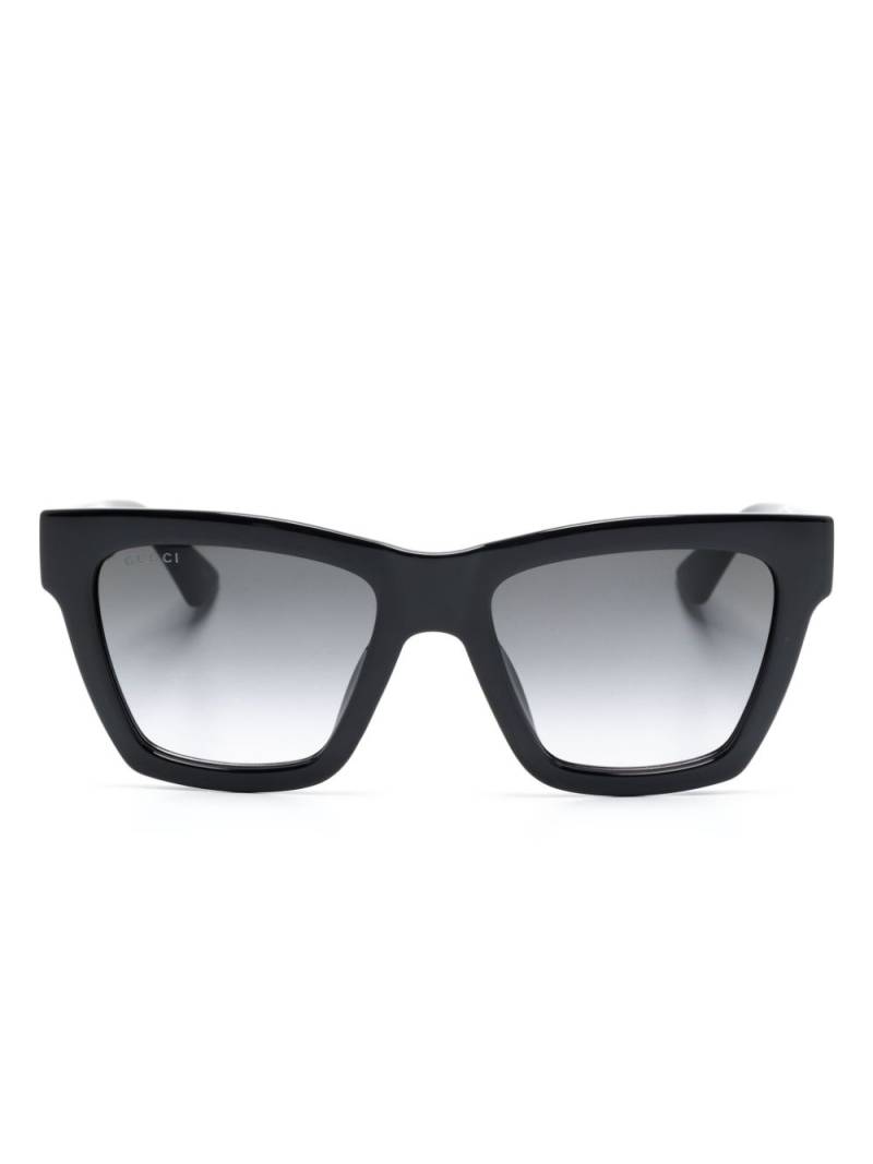 Gucci Eyewear square-frame gradient sunglasses - Black von Gucci Eyewear