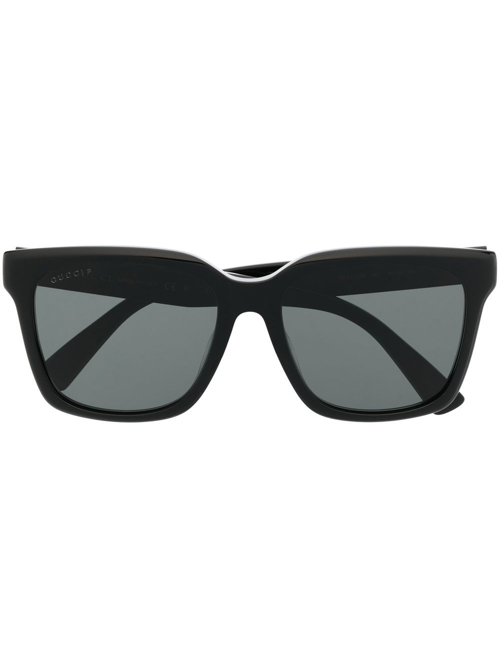 Gucci Eyewear square-frame logo sunglasses - Black von Gucci Eyewear