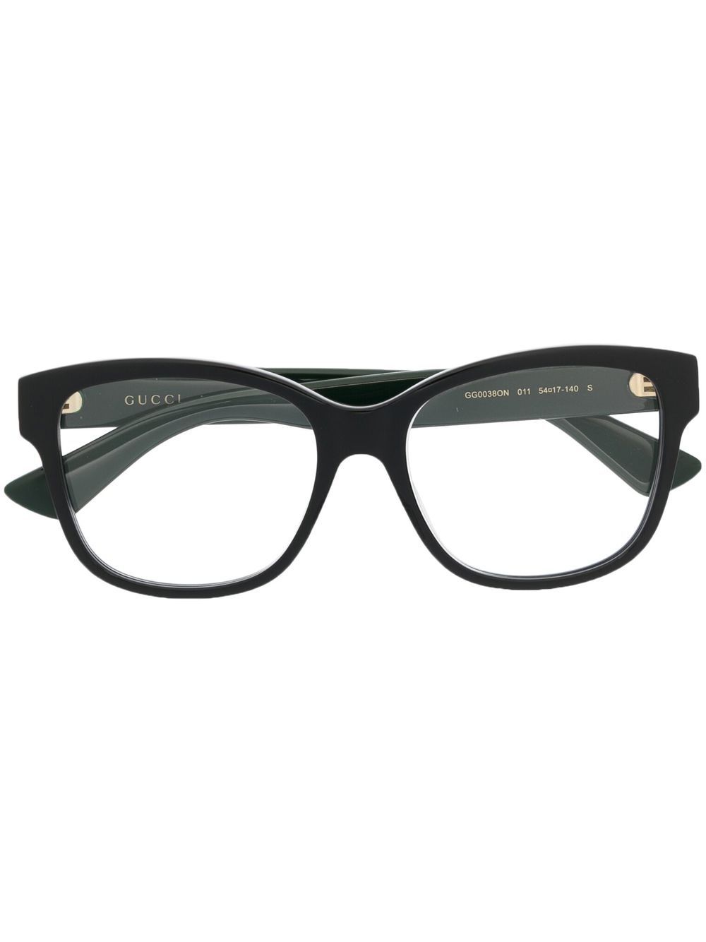 Gucci Eyewear square-frame optical glasses - Black von Gucci Eyewear