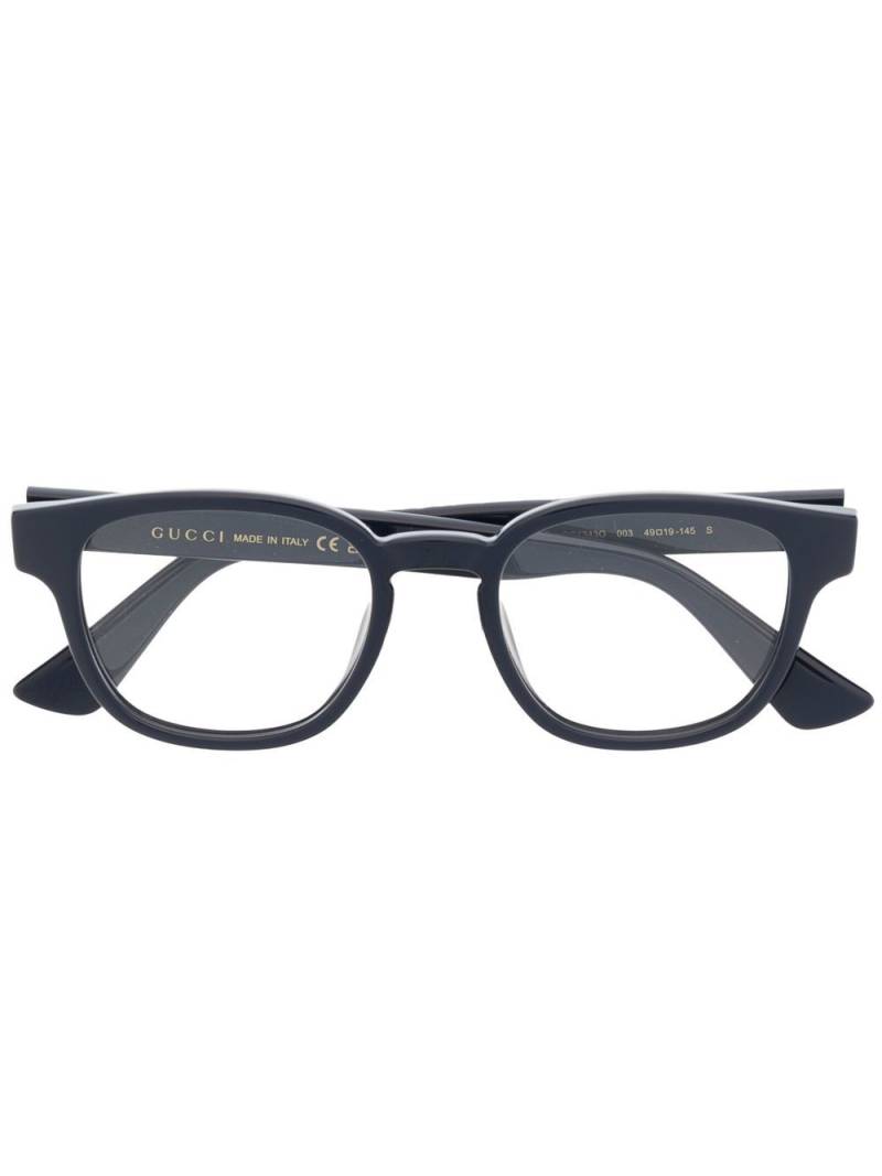 Gucci Eyewear square-frame optical glasses - Blue von Gucci Eyewear