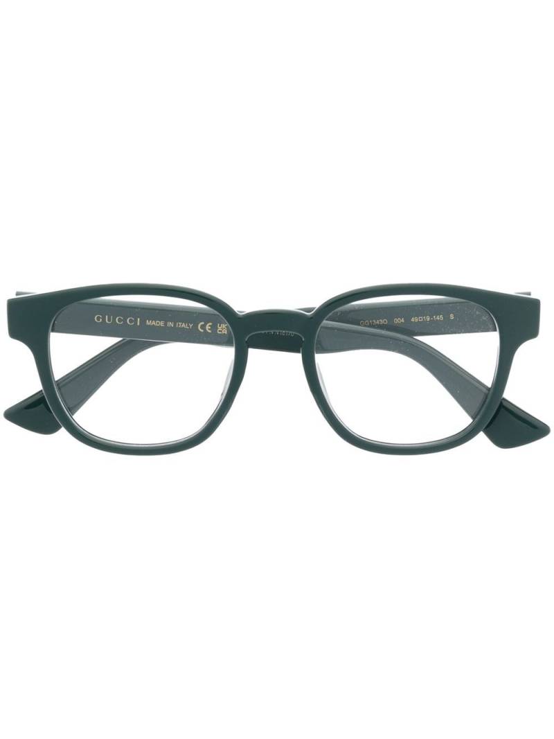 Gucci Eyewear square-frame optical glasses - Green von Gucci Eyewear