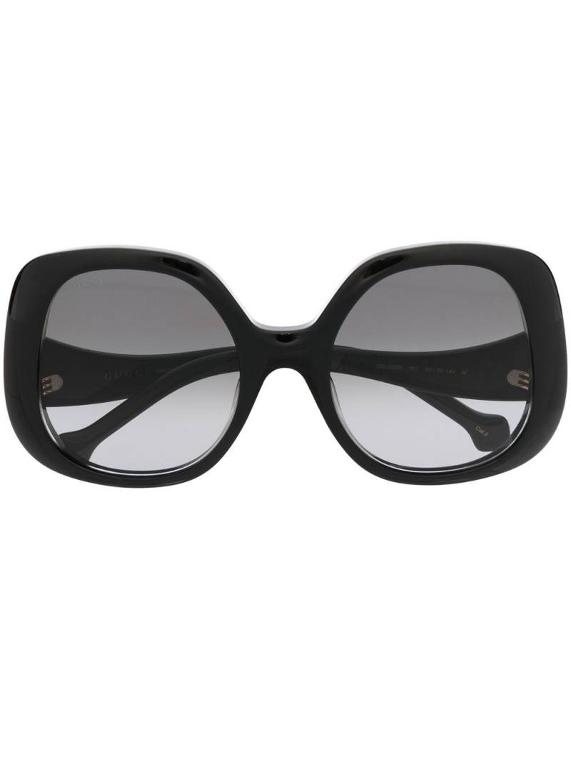 Gucci Eyewear square-frame sunglasses - Black von Gucci Eyewear