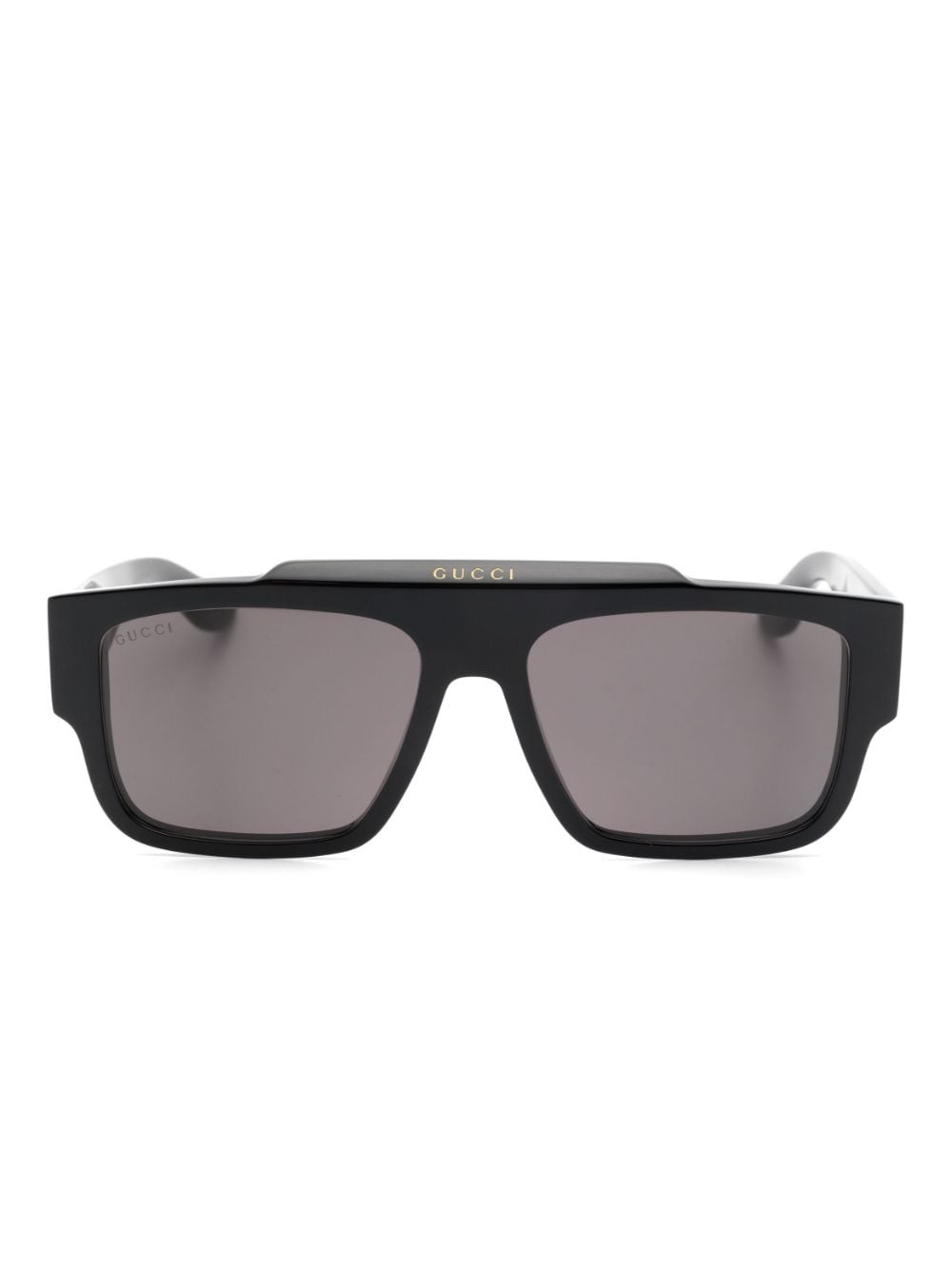 Gucci Eyewear logo-engraved sunglasses - Black von Gucci Eyewear