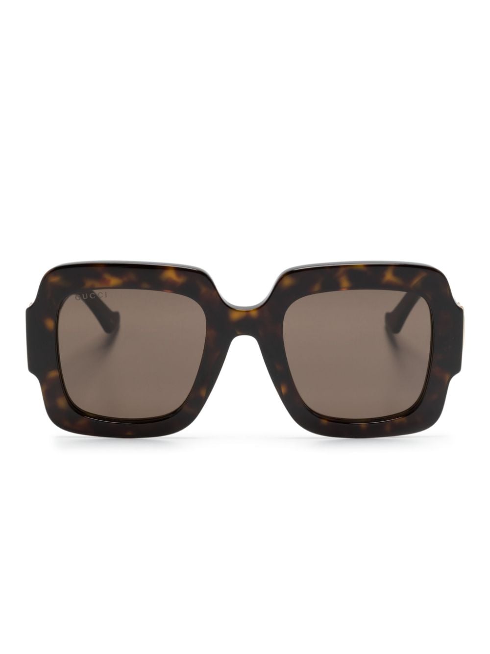 Gucci Eyewear square-frame sunglasses - Brown von Gucci Eyewear