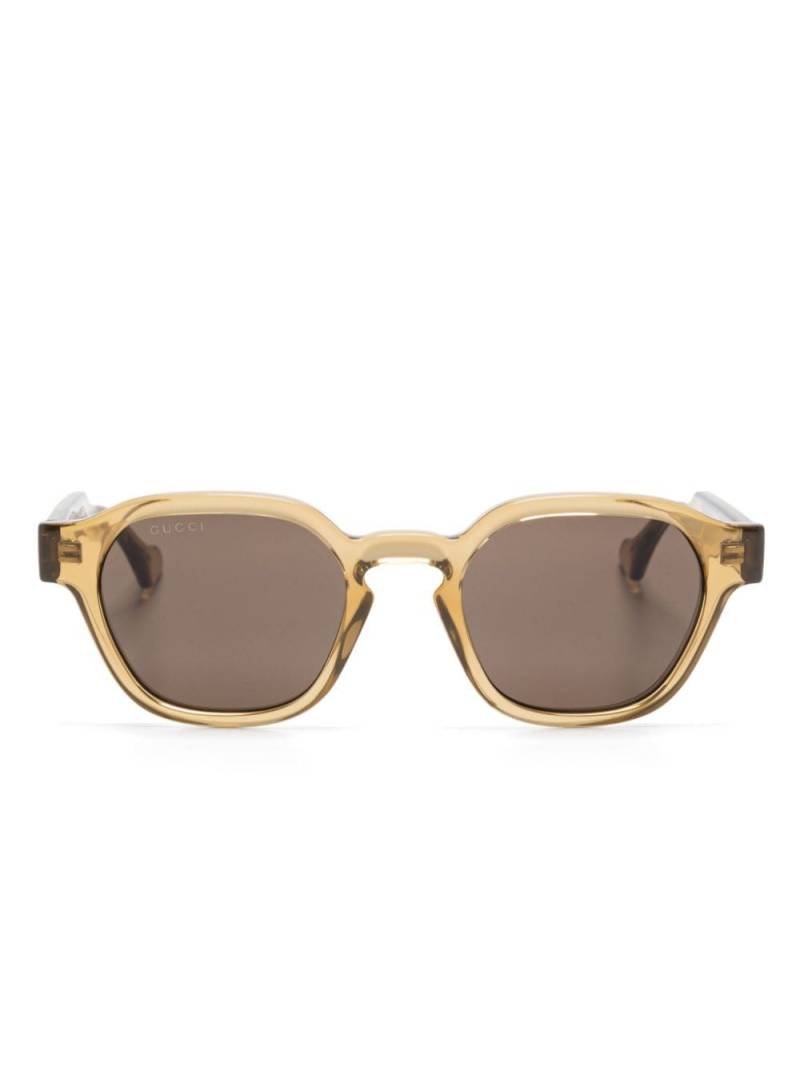 Gucci Eyewear square-frame sunglasses - Brown von Gucci Eyewear