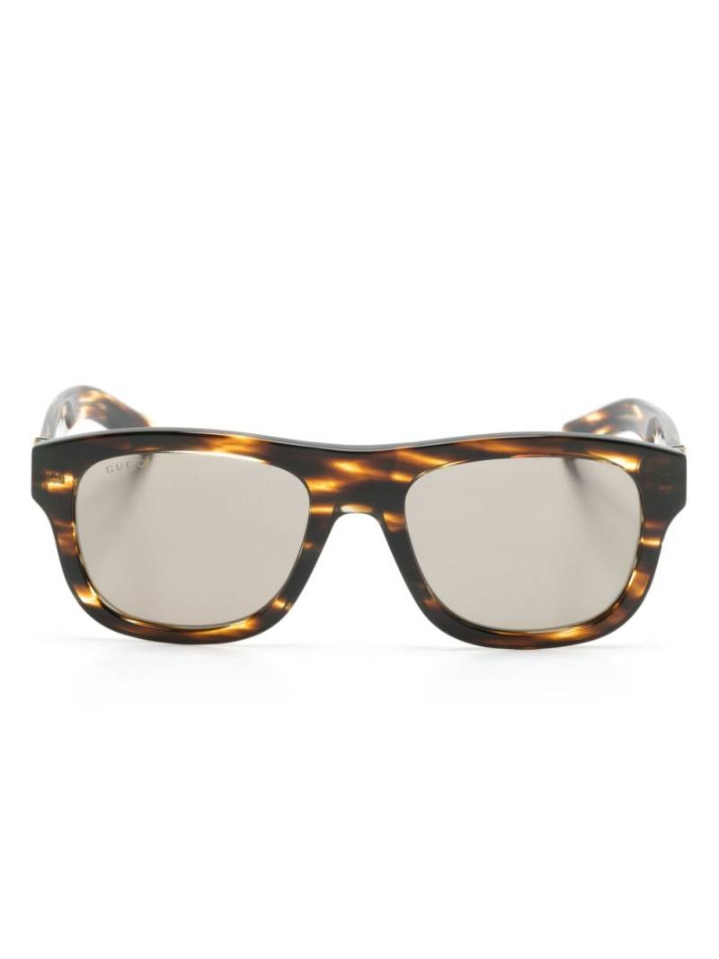 Gucci Eyewear square-frame sunglasses - Brown von Gucci Eyewear