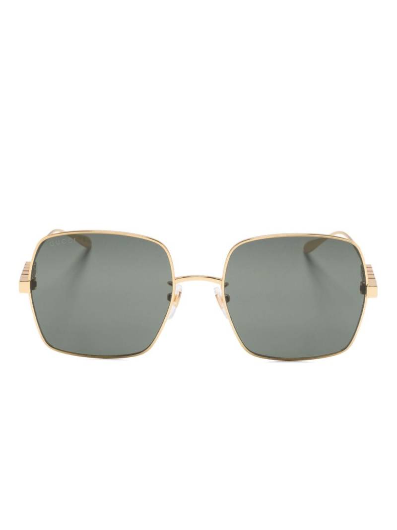 Gucci Eyewear square-frame sunglasses - Gold von Gucci Eyewear