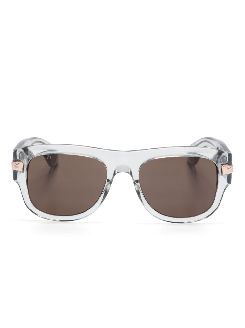 Gucci Eyewear square-frame sunglasses - Grey von Gucci Eyewear