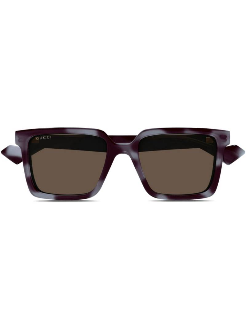 Gucci Eyewear square frame sunglasses - Grey von Gucci Eyewear